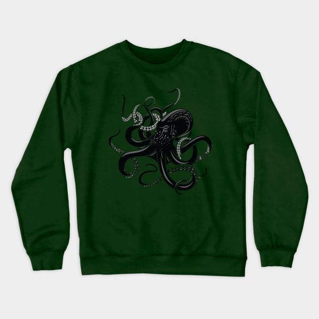 octopus illustration Crewneck Sweatshirt by BenHQ